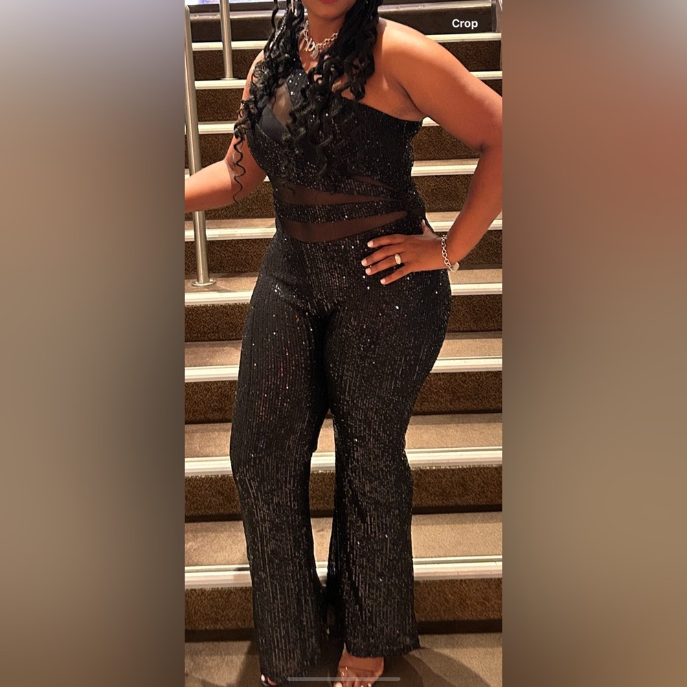 SEQUINS JUMPSUIT